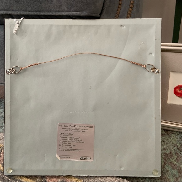 Original Pug Breed Portrait in Gouache Watercolor on Burgundy Art Board Framed - Picture 2 of 2